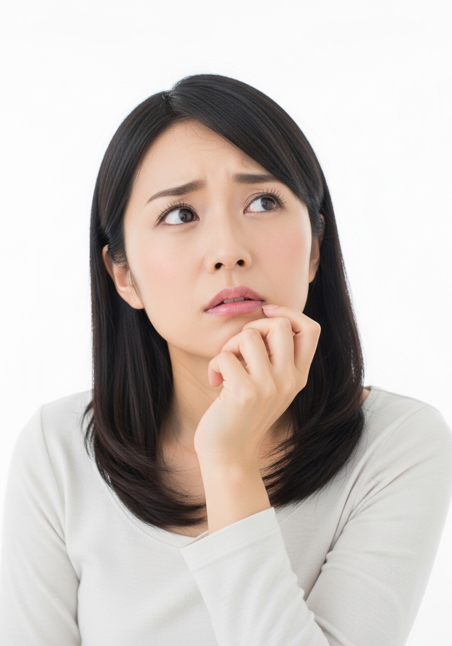 悩んでいる女性